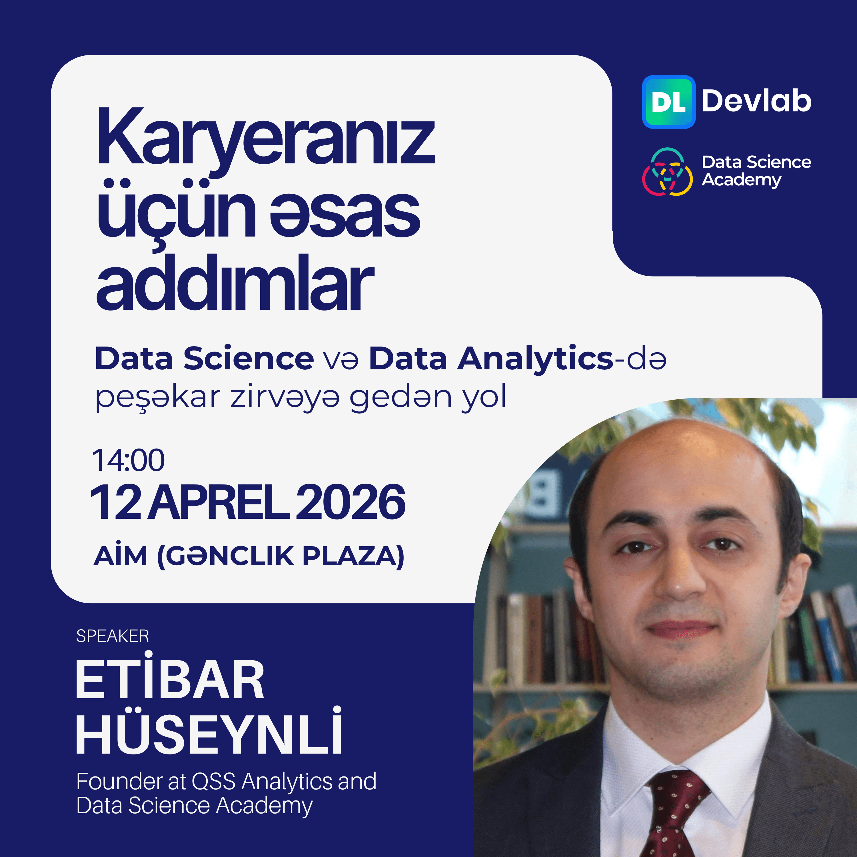 Karyeranız üçün əsas addımlar: Data Science və Data Analytics